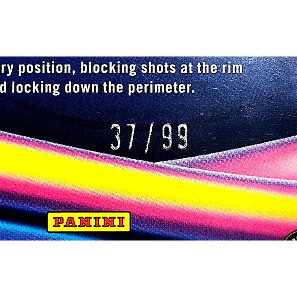 2023-24 NBA Hoops Premium Stock Anti-Gravity VICTOR WEMBANYAMA #5 Red Disco /99 - Picture 3 of 3